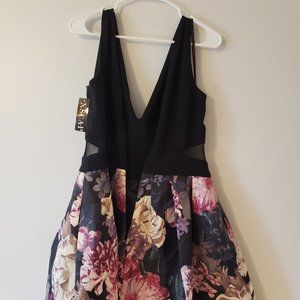 Xsacpe Fit and Flare Floral Dress
